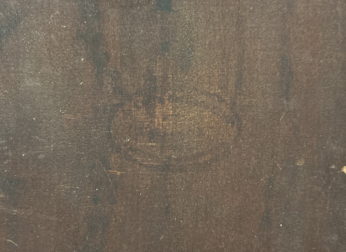 Oil On Panel By Francois Adolphe Grison Representing A Musketeer-photo-4