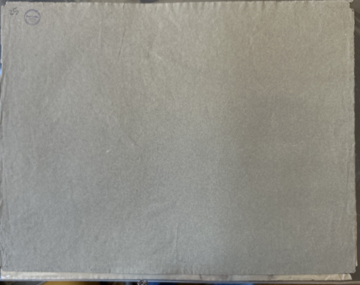 Pencil And Charcoal Drawing By Henri Laffite  -photo-2