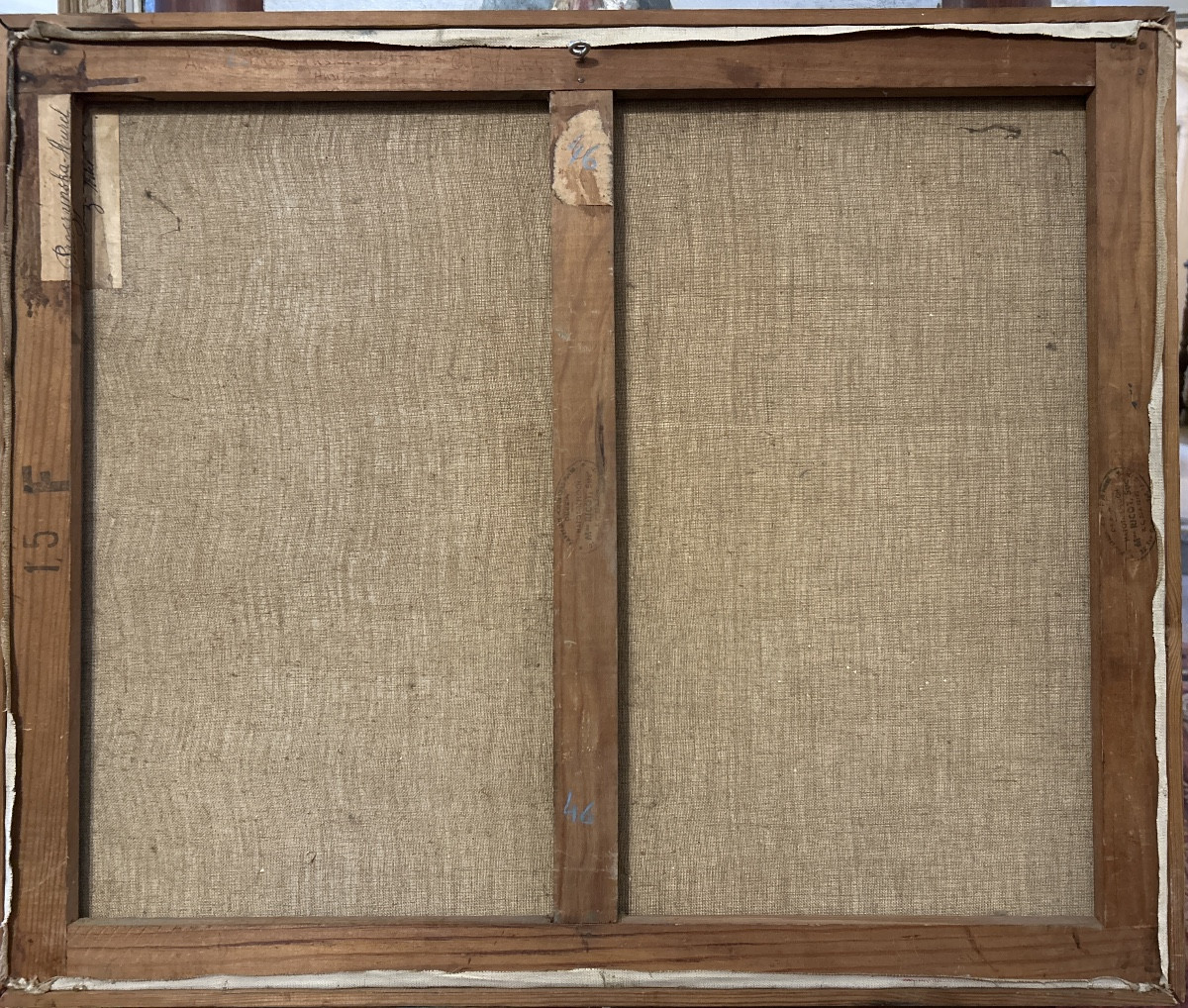 Oil On Canvas Signed By Annie Proszynska And Dated "the Boats"-photo-3