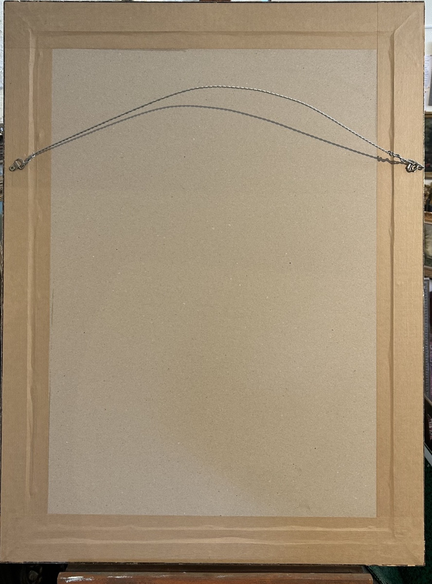  Original Picasso Poster (1966) Signed In Red Pastel-photo-2