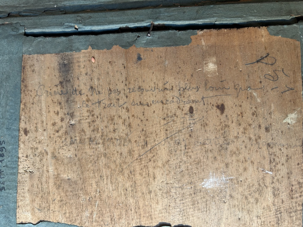 Oil On Panel, Dedicated And Signed By William Didier-pouget, Depicting A Rose-photo-3