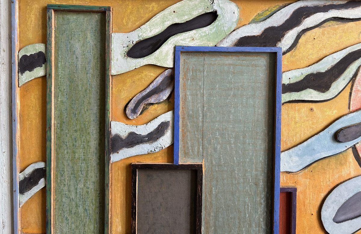 Large Mixed Media Painting (gouache, Wood, Pastel ...) By Louis Sala (1910/2009)-photo-4