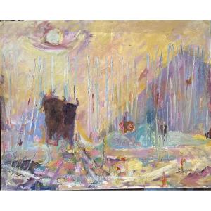 Huile sur toile d’Annie Proszynska