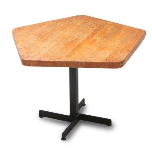 Table Pentagonale  De Charlotte Perriand  Pour La Station De Ski Les Arcs 1970-photo-2