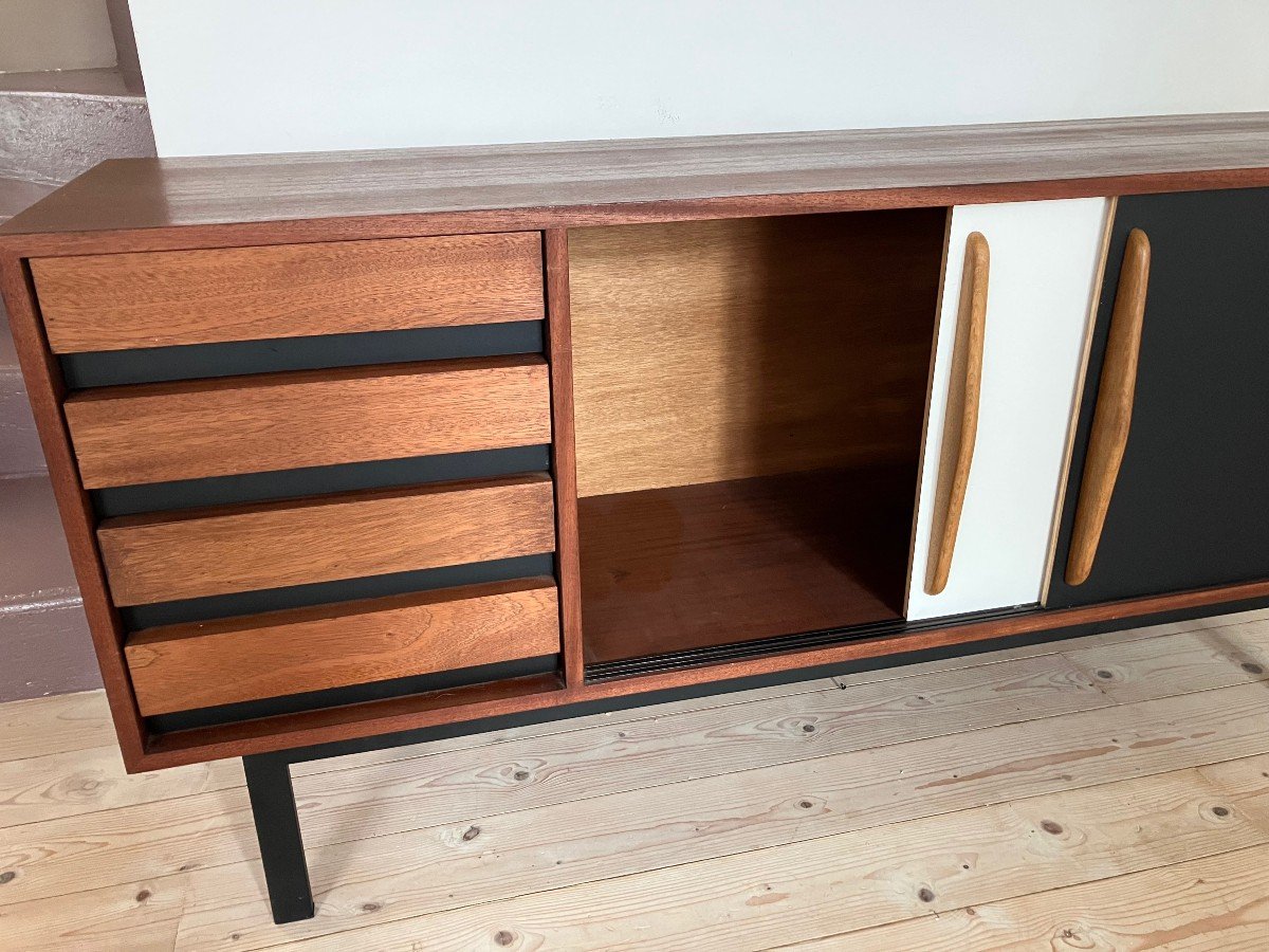 Buffet Cansado  Par  Charlotte Perriand 1950-1960-photo-2