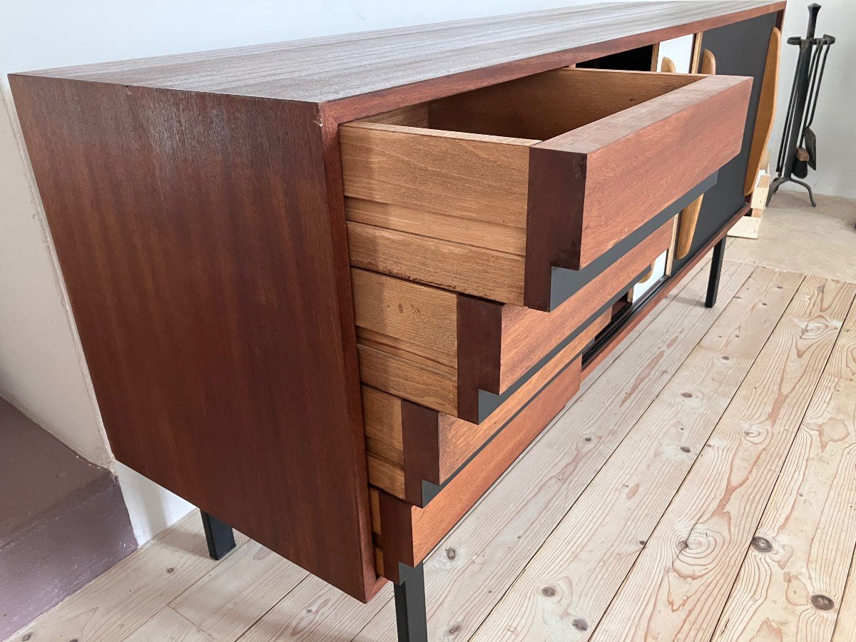Buffet Cansado  Par  Charlotte Perriand 1950-1960-photo-3