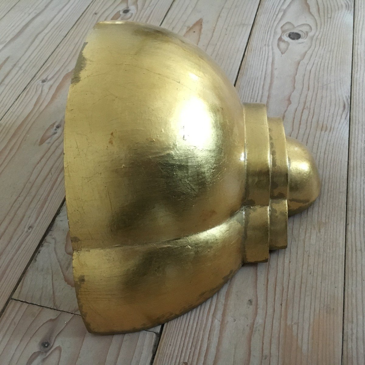 Série De 14 Appliques  De Style Art-déco Des Années 1970-1980 En Plâtre-photo-3