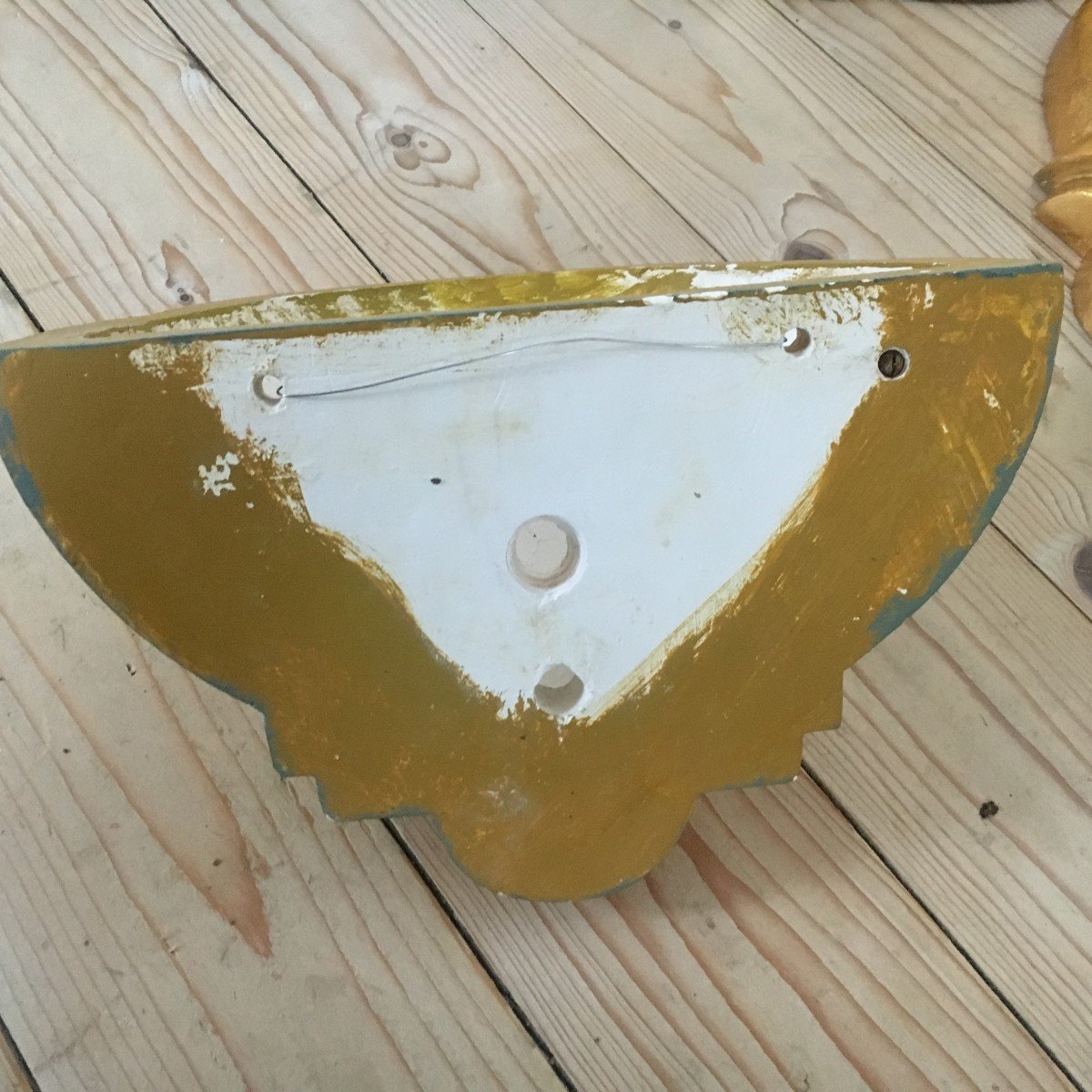 Série De 14 Appliques  De Style Art-déco Des Années 1970-1980 En Plâtre-photo-7