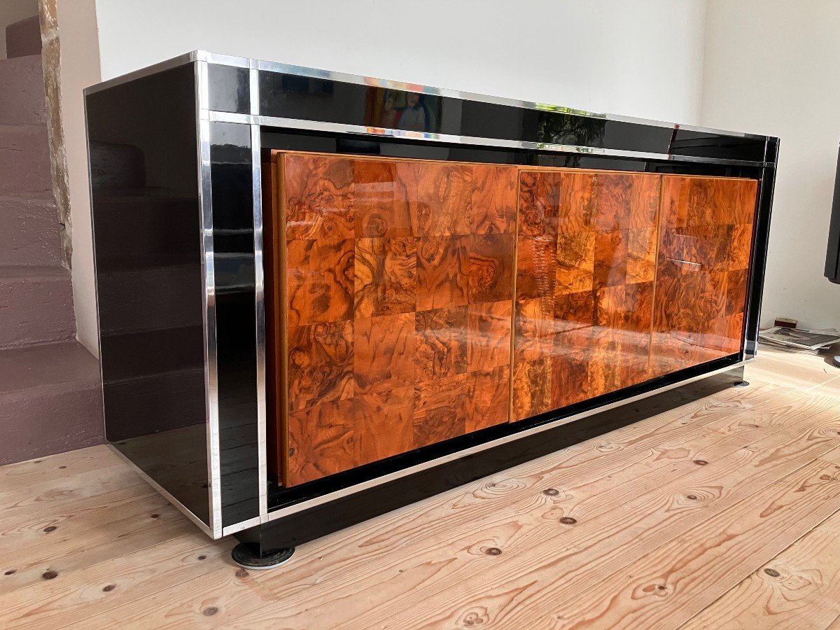 Sideboard By Willy Rizzo From The 1970s-photo-4