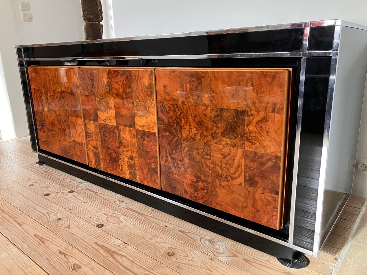 Sideboard By Willy Rizzo From The 1970s-photo-2