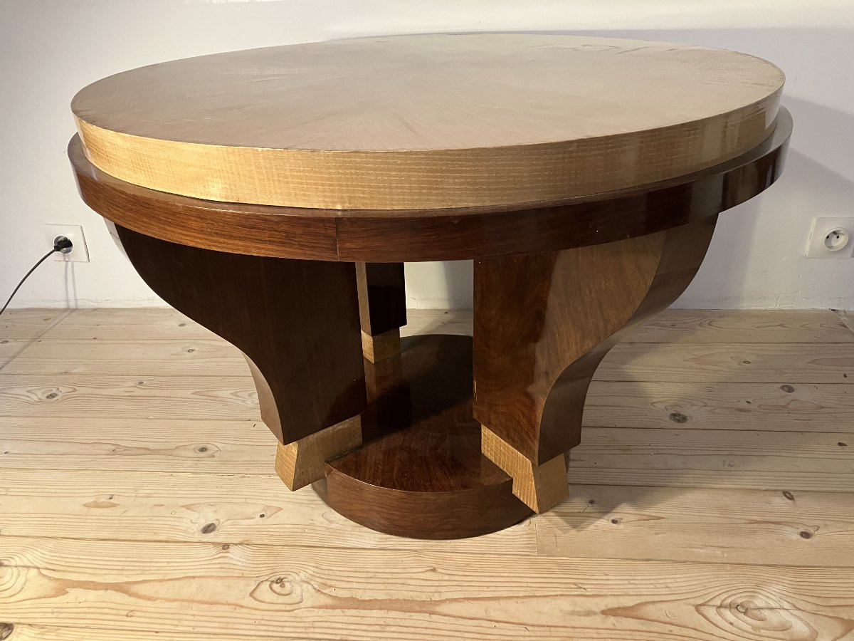 Art Deco Pedestal Table-photo-5