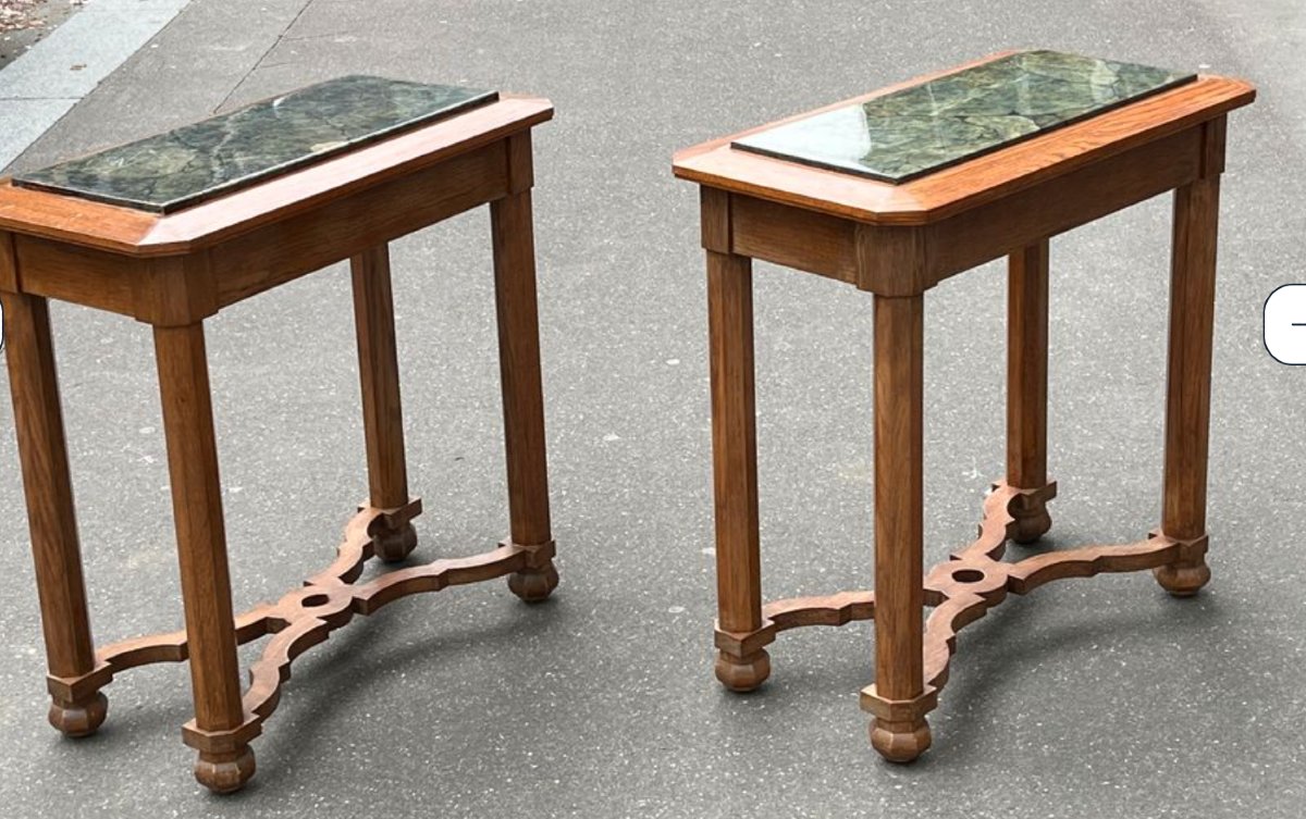 Pair Of Consoles From Maison Jansen 1940-1950-photo-2