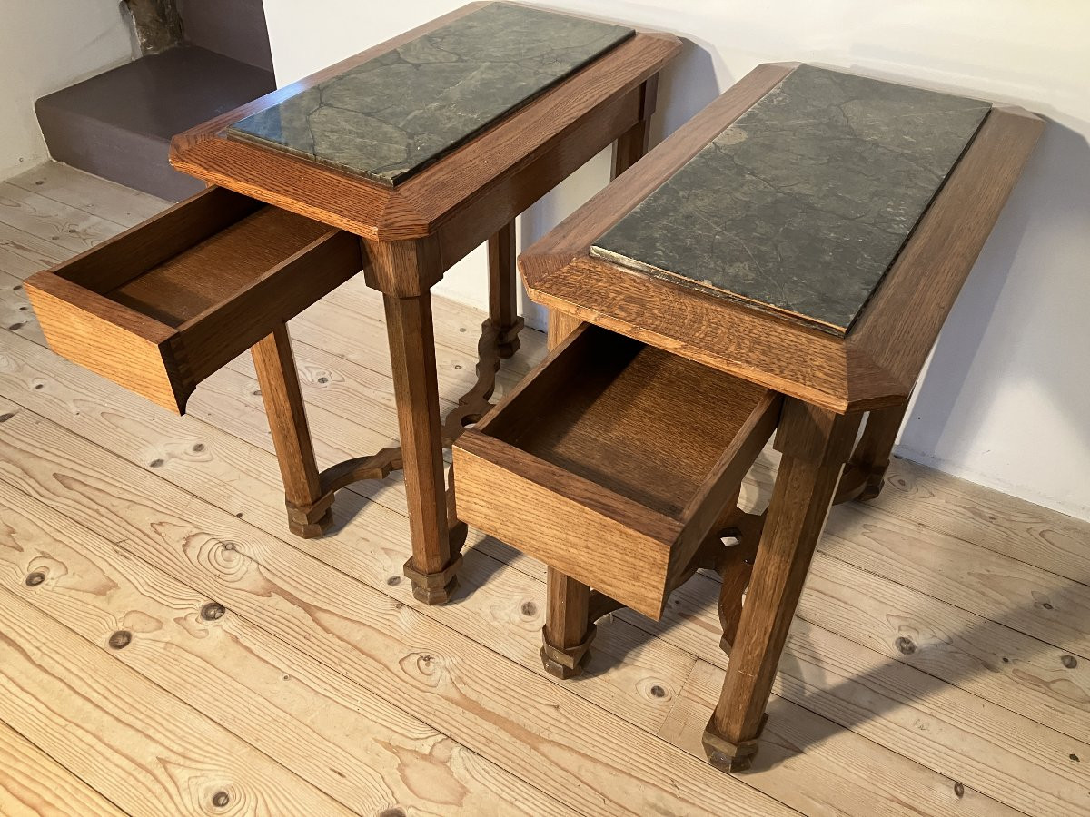 Pair Of Consoles From Maison Jansen 1940-1950-photo-4