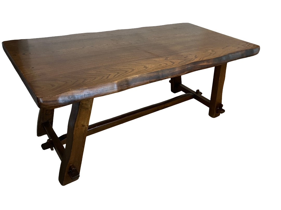 Dining Table By Olavi Hanninen In Solid Elm