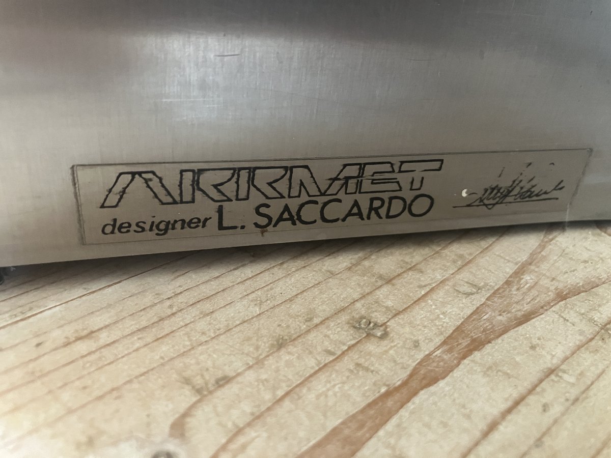 Table  de salle à manger de Luigi  Saccardo do pour la Maison Jansen 1970-photo-3