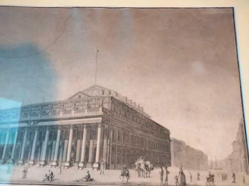 Gravure De Bordeaux  Grand Théâtre Fin XVIIIe-photo-2