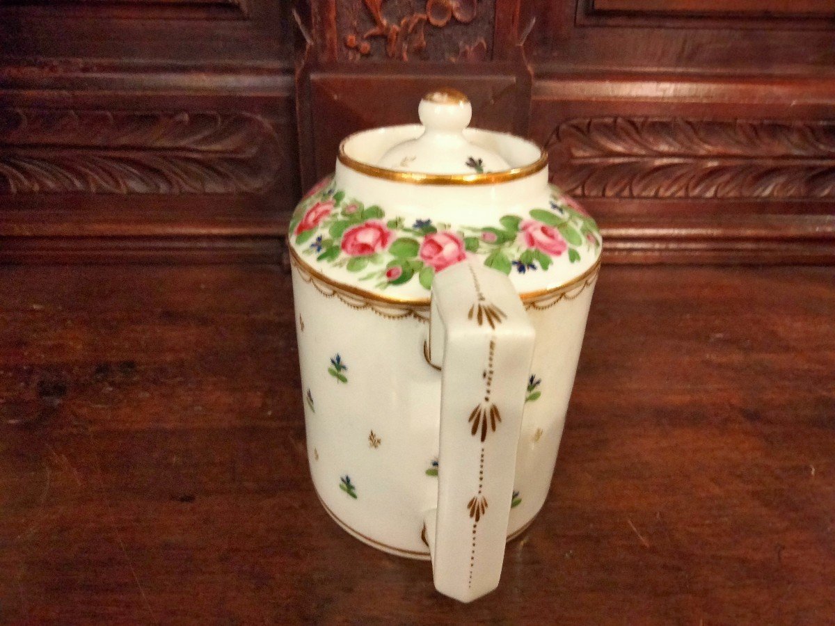 Verseuse Porcelaine De Bordeaux Verneuilh XVIIIe-photo-4
