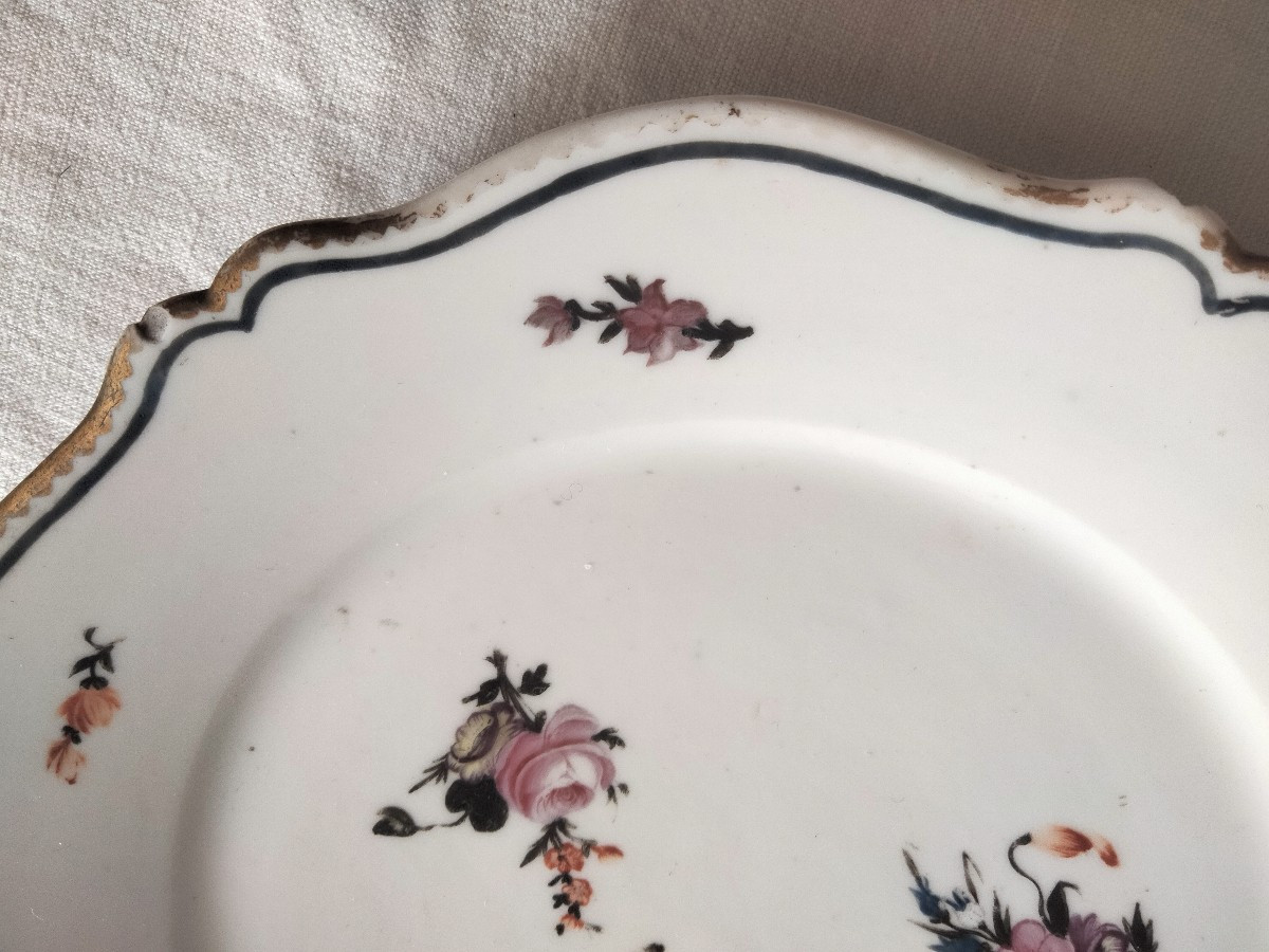 Assiette Comte d'Artois Limoges XVIIIe-photo-4