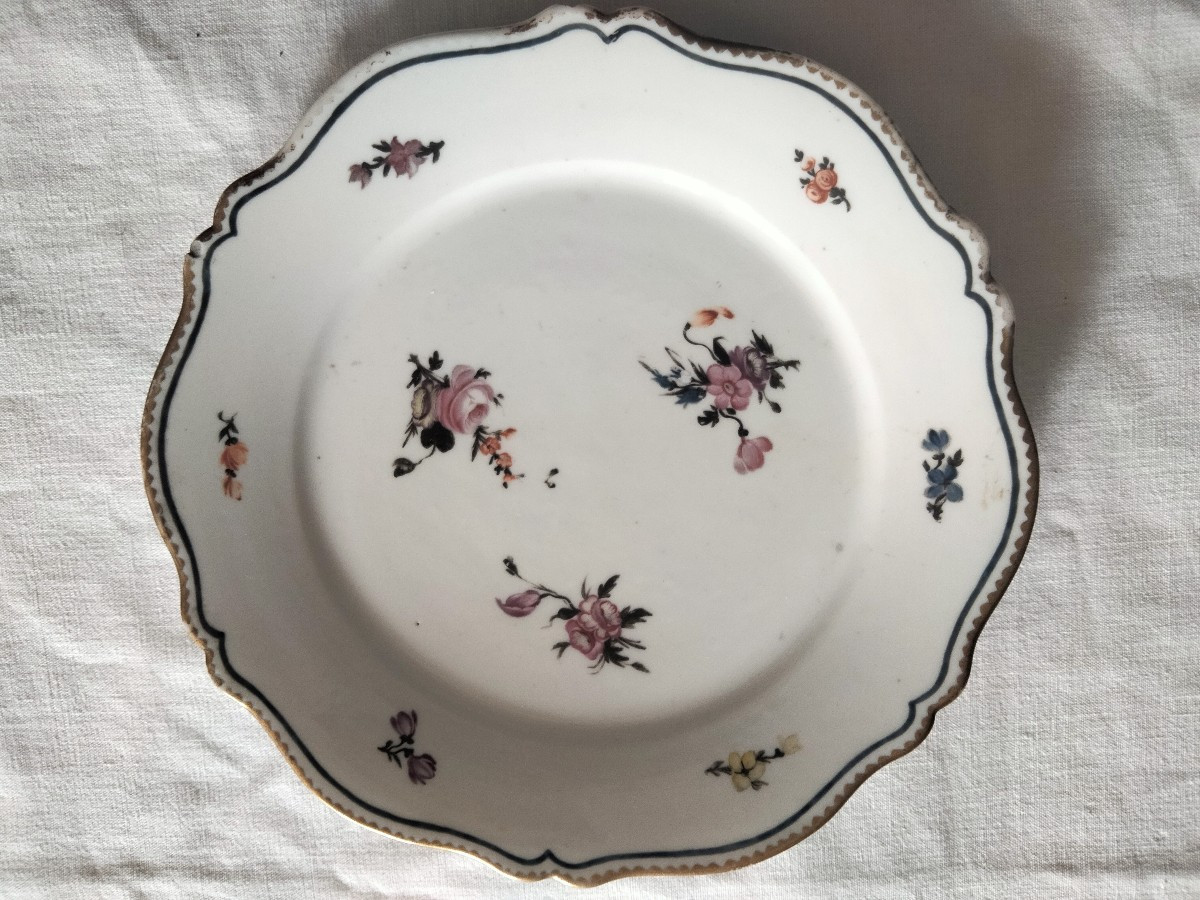 Assiette Comte d'Artois Limoges XVIIIe