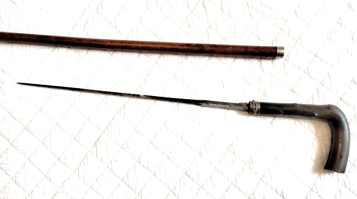 Canne dague épée à système