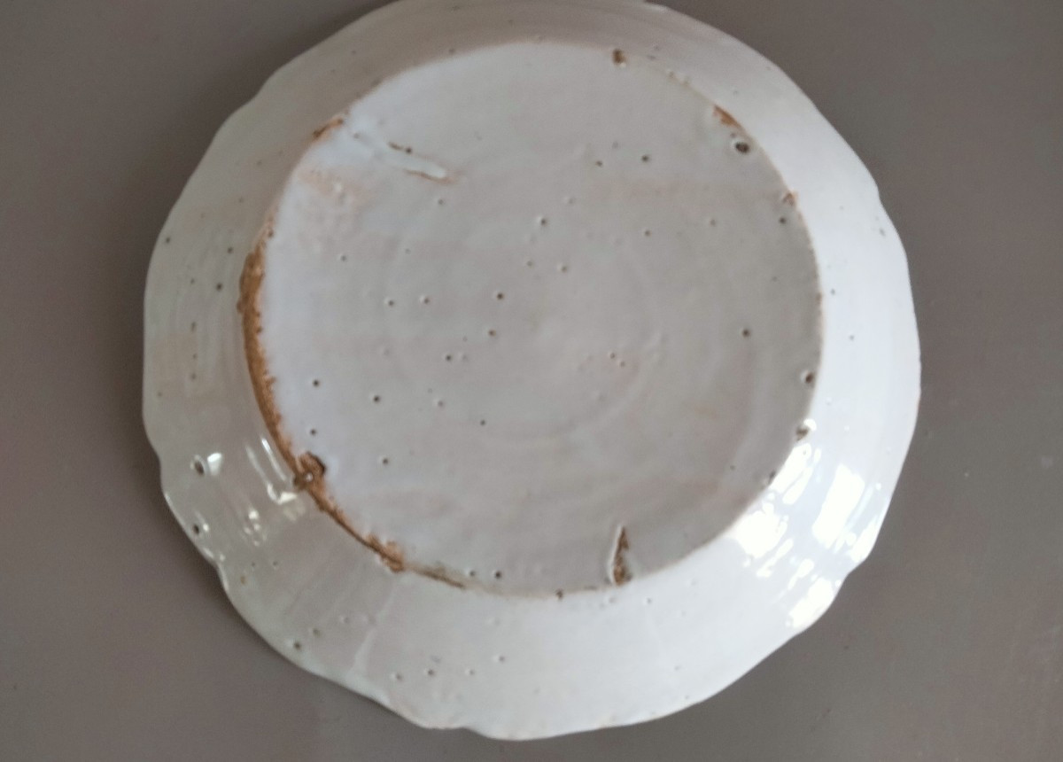 Nevers Plate - Skittles Players 18th Century-photo-3