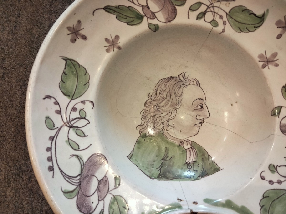 Sud Ouest - Plat de Barbier Louis XVI  18e-photo-3