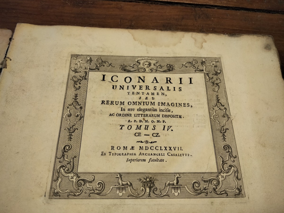 Livre - Iconarii Universalis Tentamen sed Rerum Omnium Imagines / Maignan 1776-photo-4