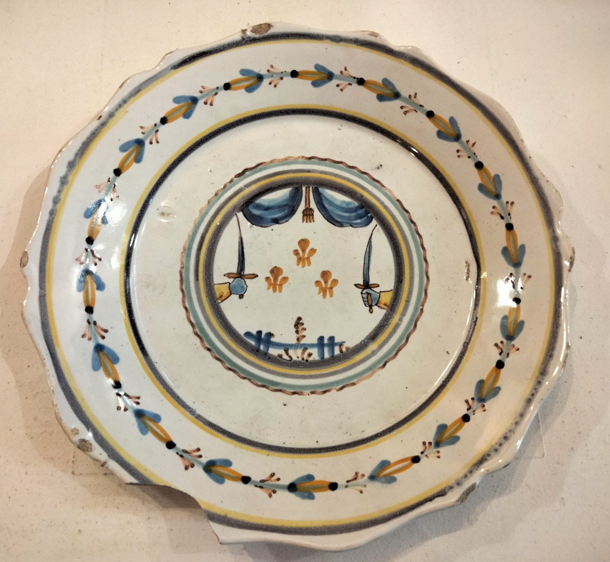 Assiette Révolutionnaire Nevers XVIIIe