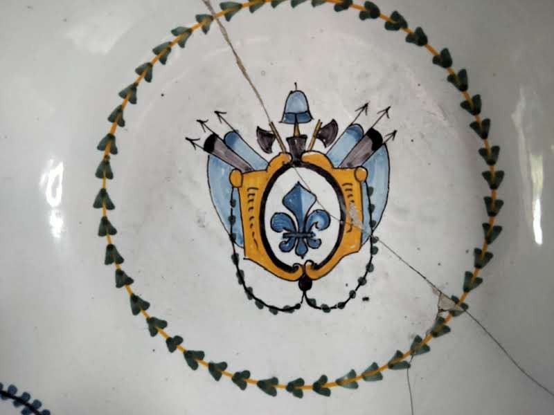 Nevers Revolutionary Salad Bowl 18th Century-photo-2