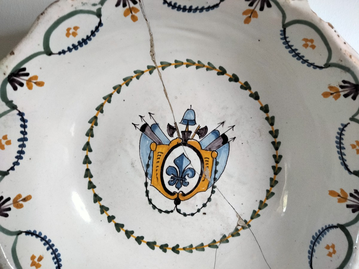 Nevers Revolutionary Salad Bowl 18th Century-photo-3