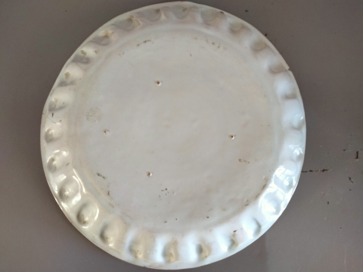 Plat au Cavalier Alcora fin XVIIIe-photo-4