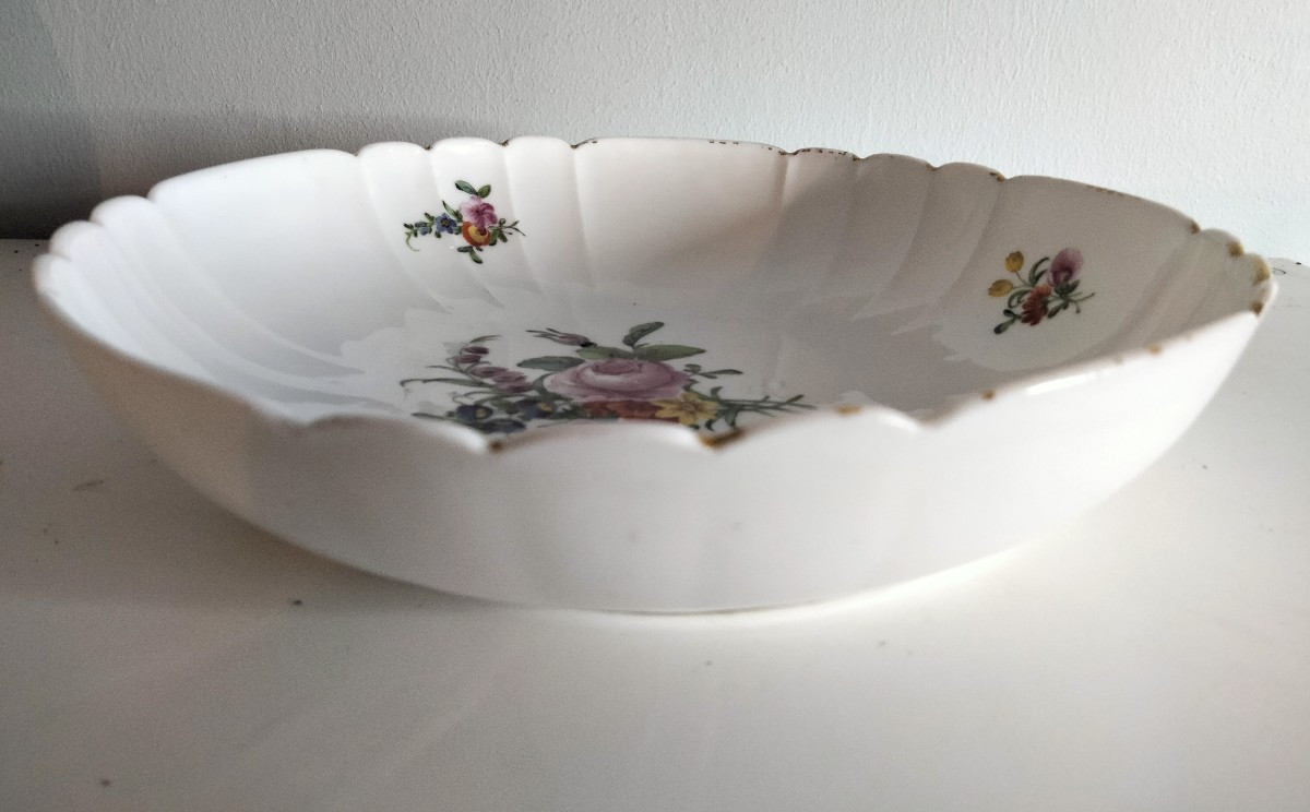 Coupe porcelaine Niderviller XVIIIe-photo-2