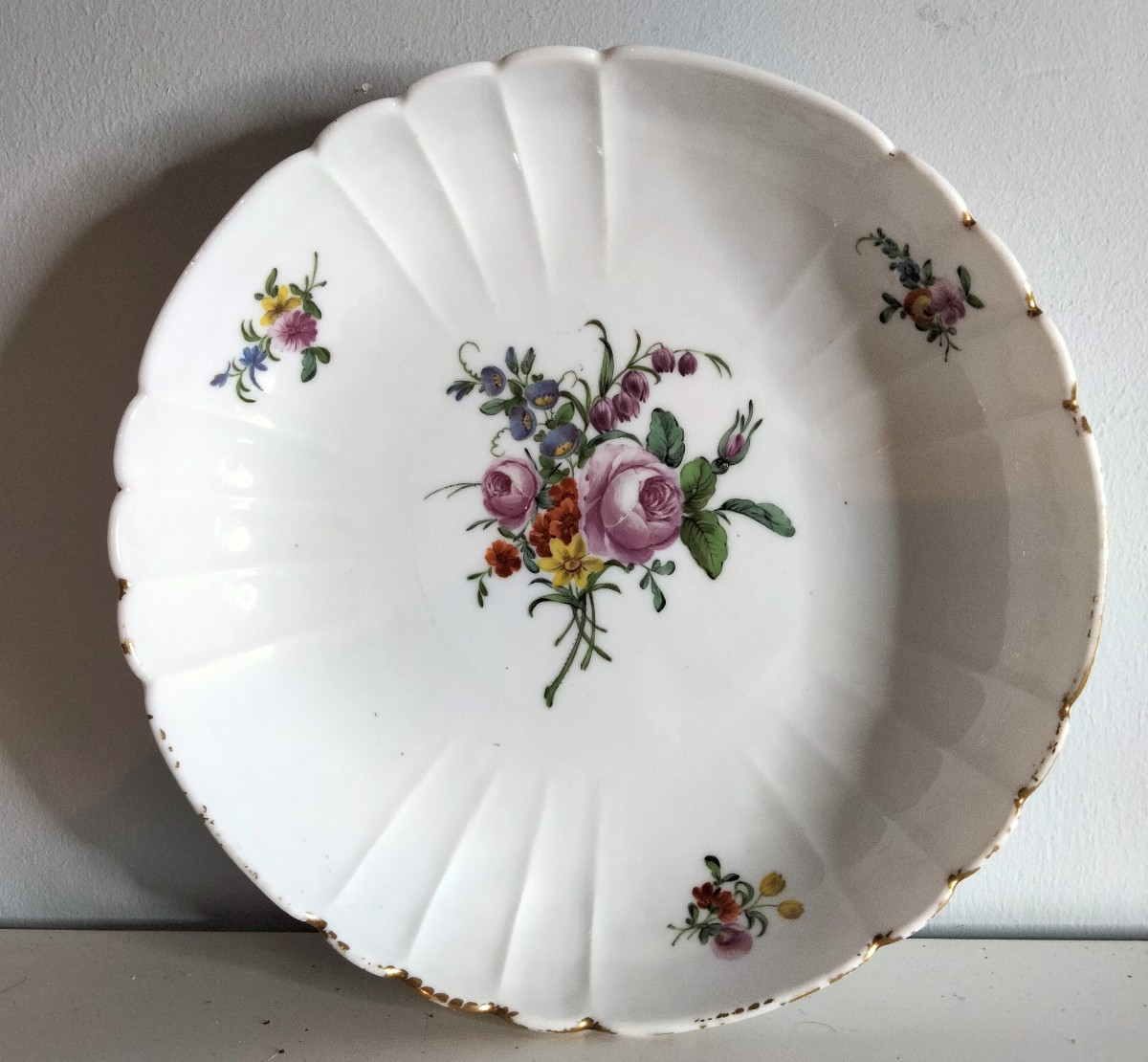 Coupe porcelaine Niderviller XVIIIe