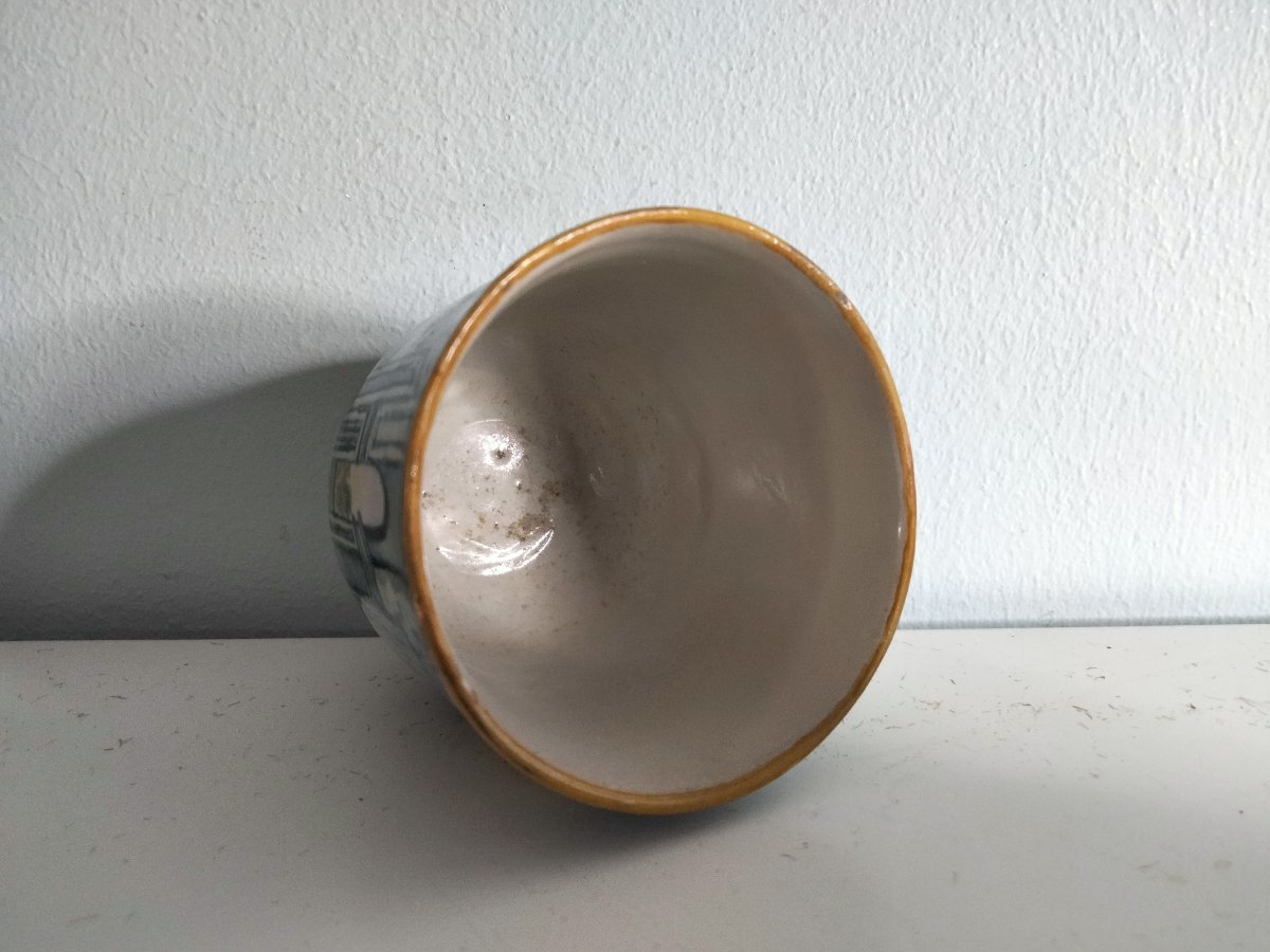 Tasse Trembleuse & soucoupe Castelli XVIIIe-photo-4