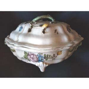 Eighteenth Moncaut Earthenware Soup Tureen