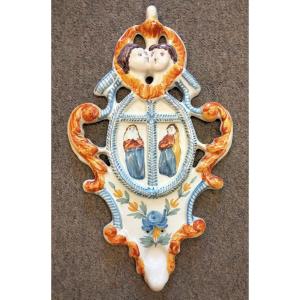 Holy Water Font Plaque, Southwest Martres Tolosane, Early 19th Century