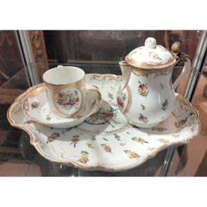 Cabaret Porcelaine de Bordeaux Verneuilh XVIIIe