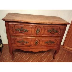 18th-century Provençal Chest Of Drawers With Lids, Made Of Pear Wood