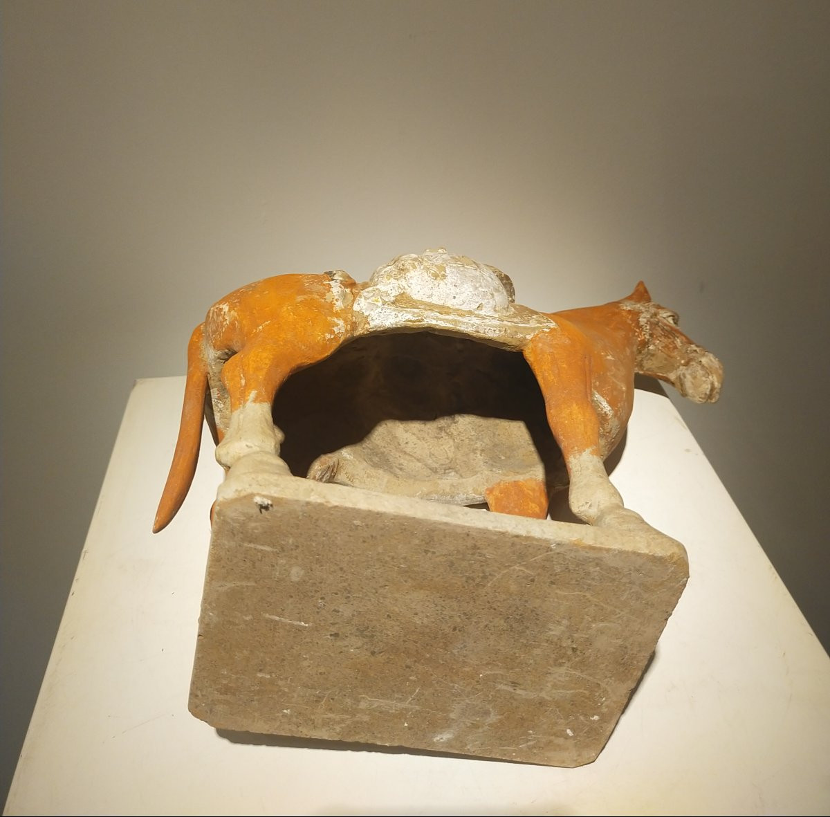 Terracotta Horse Returning From The Hunt From The Northern Qi Period, China 6th Century.-photo-8