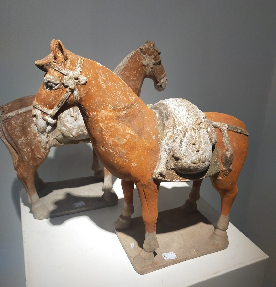 Terracotta Horse Returning From The Hunt From The Northern Qi Period, China 6th Century.