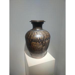 Grand vase Khmer 