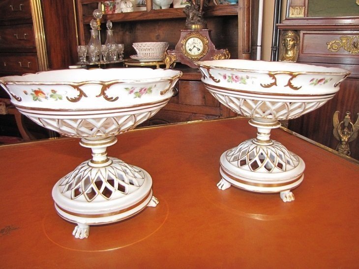 Coupes en porcelaine