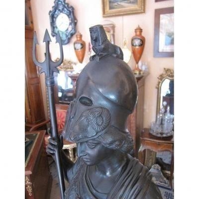 Sculpture en bronze d'Athena-photo-4
