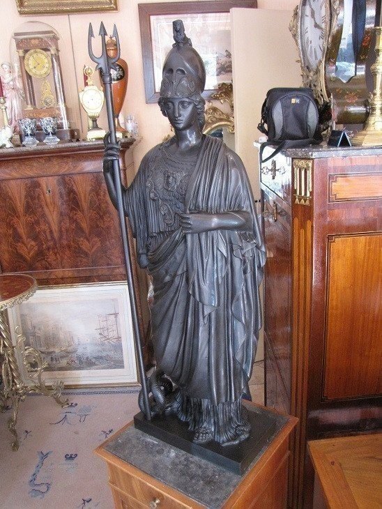 Sculpture en bronze d'Athena-photo-8