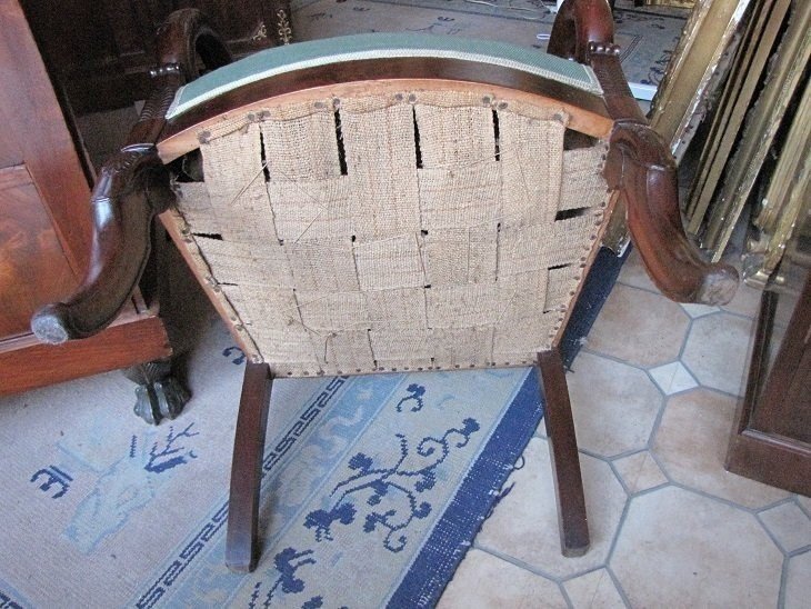 Paire de fauteuils à restaurer-photo-1