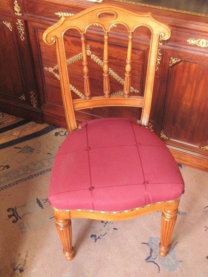 6 Chaises Napoleon III-photo-2