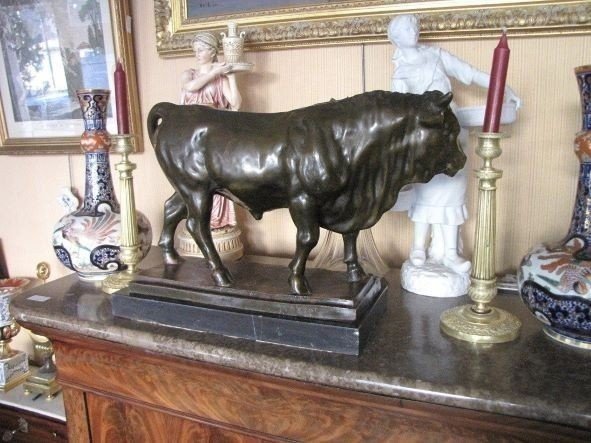 Taureau en bronze-photo-3