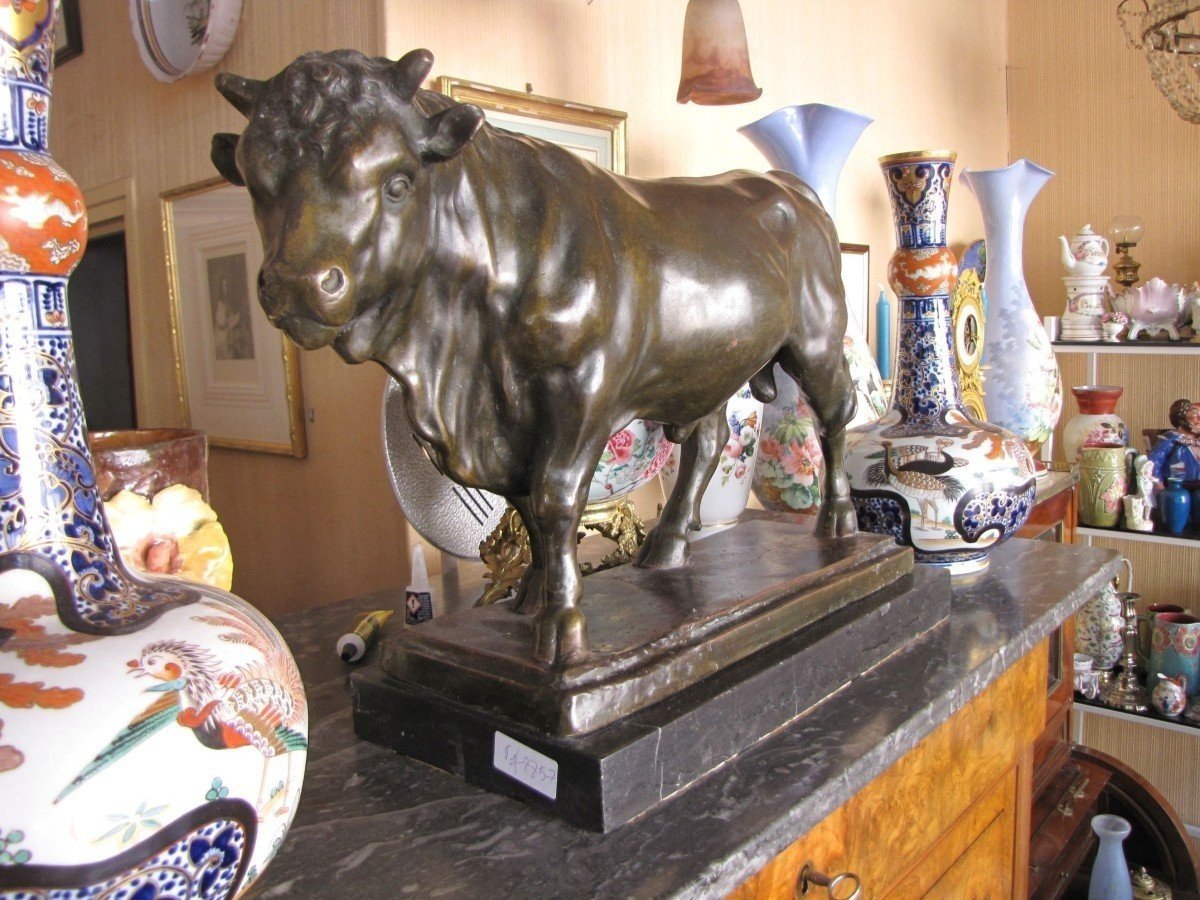 Taureau en bronze-photo-4