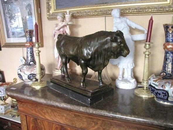 Taureau en bronze-photo-5