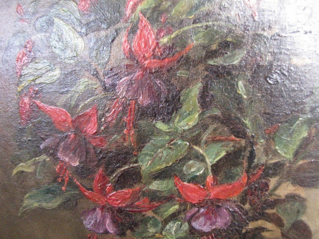 Tableau aux fuchias-photo-4
